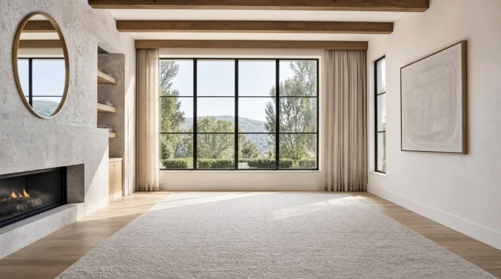 Original empty living room